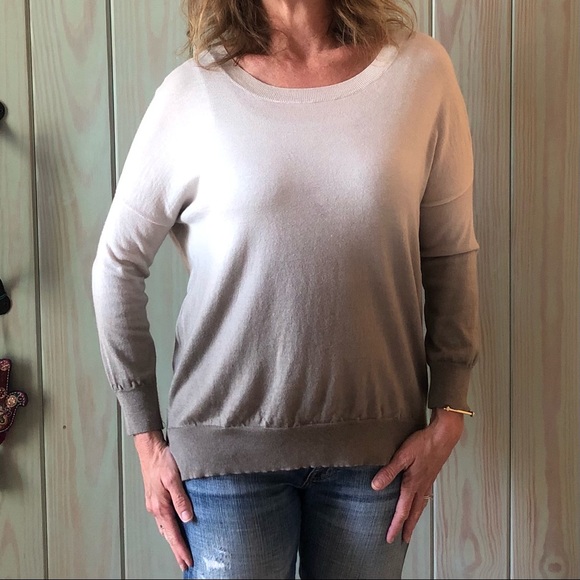 Chan Luu silk & cashmere ombré sweater - Picture 2 of 7